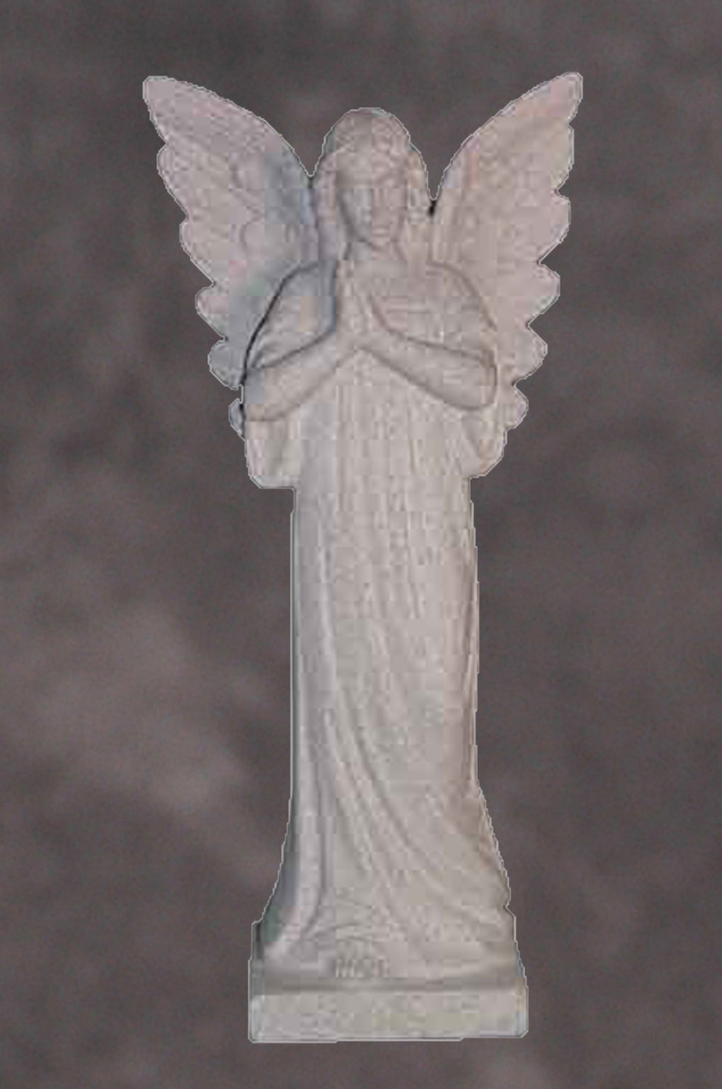 Celestial Praying Angel Granite Statue