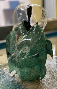 Large Bronze Koi Fish Fountain Statue