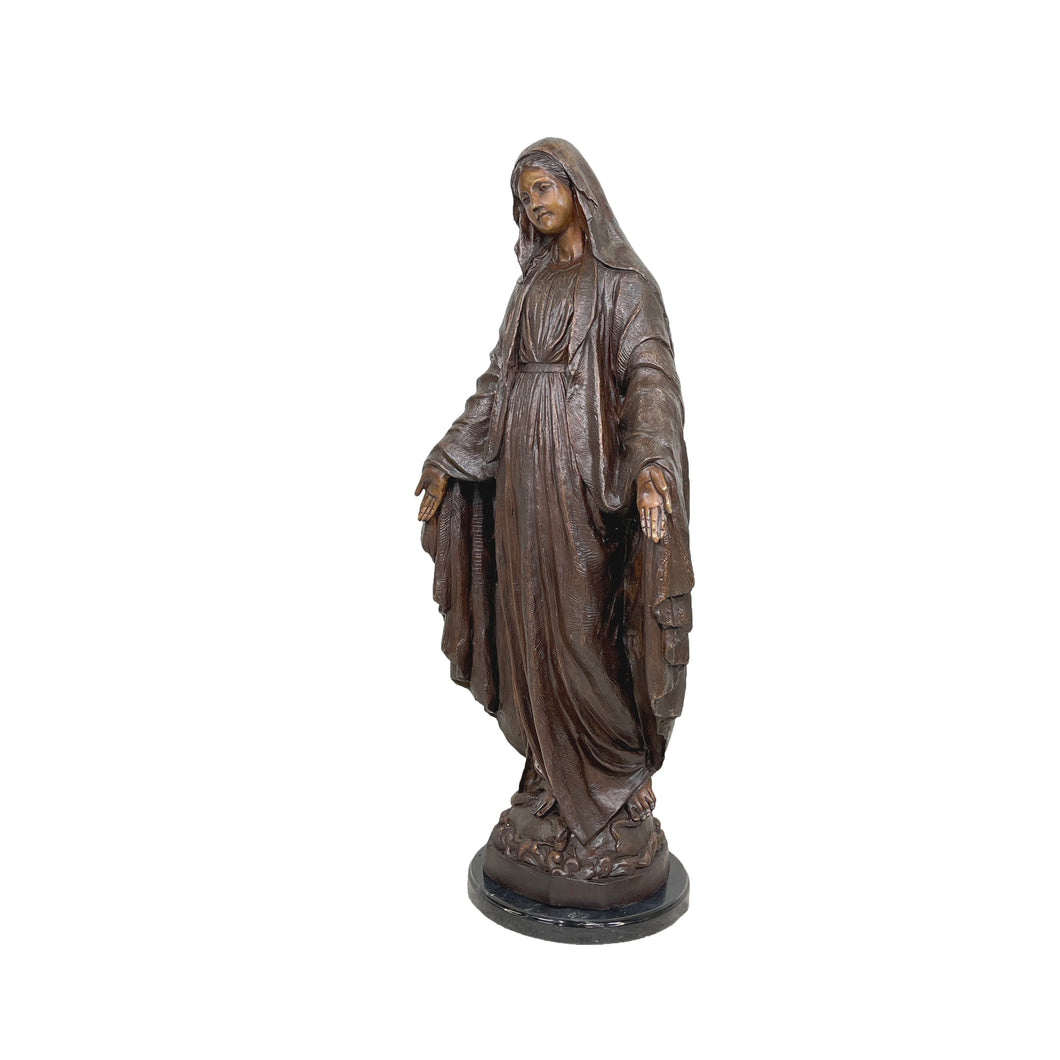 Our Lady of Grace Bronze Statue - 32”H