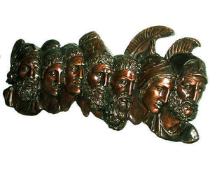 Large Bronze Ancient Roman Wall Plaque