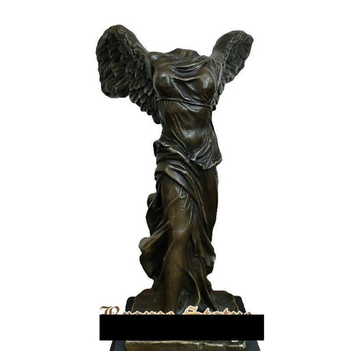 Winged Victory of Samothrace Nike Statue - 11”H