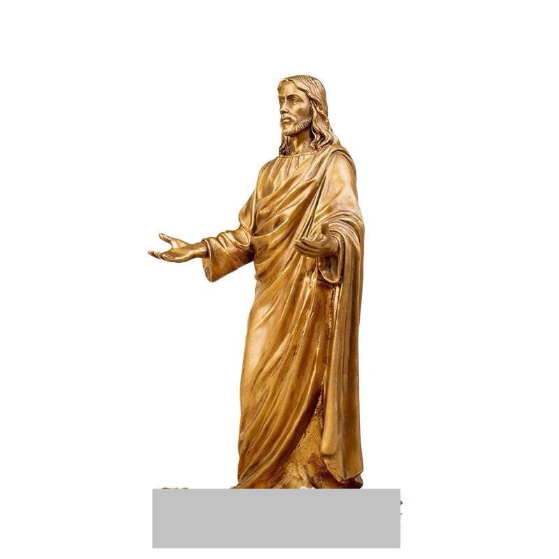 Bronze Jesus Statue - 12”H