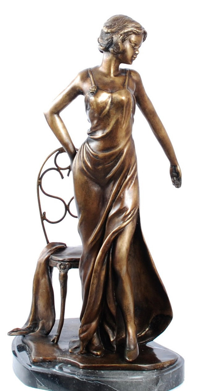 Classical Woman Bronze Sculpture