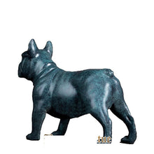 Load image into Gallery viewer, Bronze Standing Bulldog Garden Statue