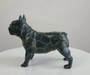 Bronze Bulldog Statue