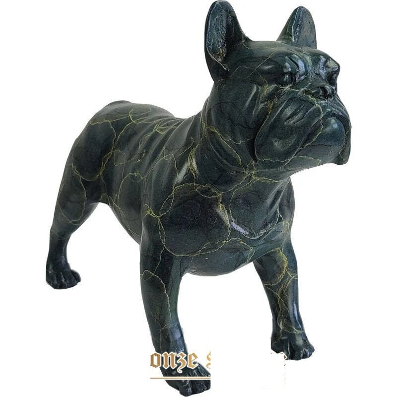 Bronze Bulldog Statue