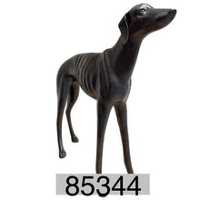 Load image into Gallery viewer, Large Standing Bronze Greyhound Statue