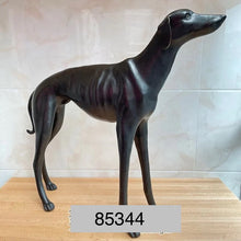 Load image into Gallery viewer, Large Standing Bronze Greyhound Statue