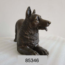 Load image into Gallery viewer, Pleasing Bronze German Shepherd Sculpture