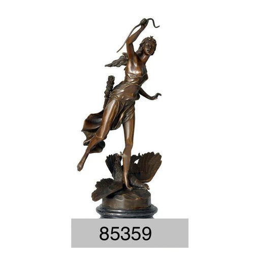 Goddess Diana Hunting Bronze Statue