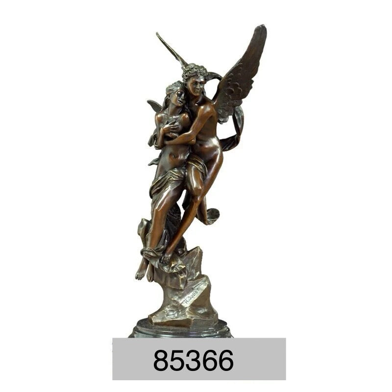 The Abduction of Psyche with Cupid Bronze Statue - 23”