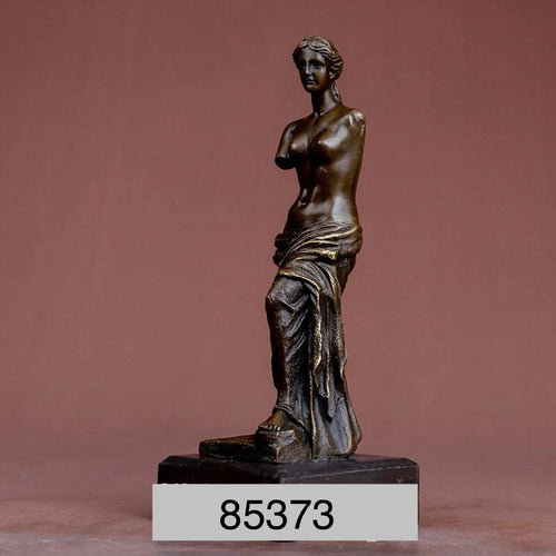 Venus de Milo Tabletop Bronze Figurine - 9”