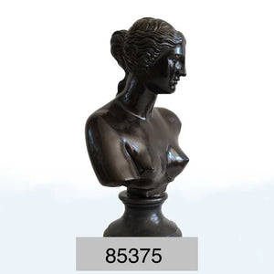 Bust of Goddess Aphrodite Bronze Statue - 14”