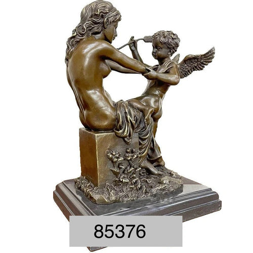 Goddess Venus with Cupid Bronze Sculpture I