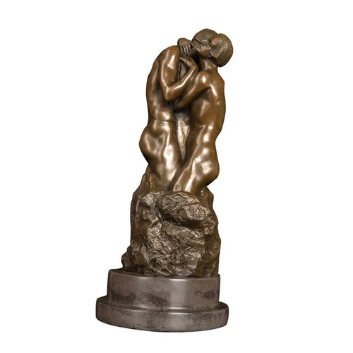 Lovers in the Nude Bronze Sculpture