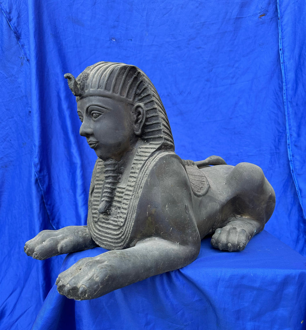 Great Egyptian Bronze Sphinx Statue