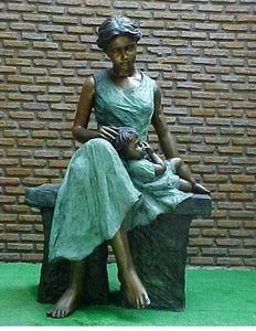 Mother and Child Enduring Love Bronze Sculpture