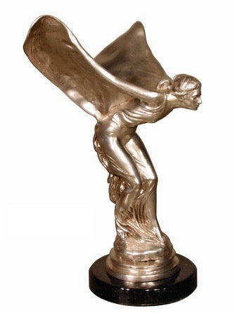 Spirit of Ecstasy Tabletop Bronze Statue - 14”