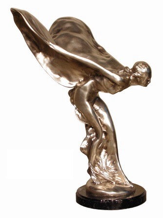 Spirit of Ecstasy Tabletop Bronze Statue - 24”