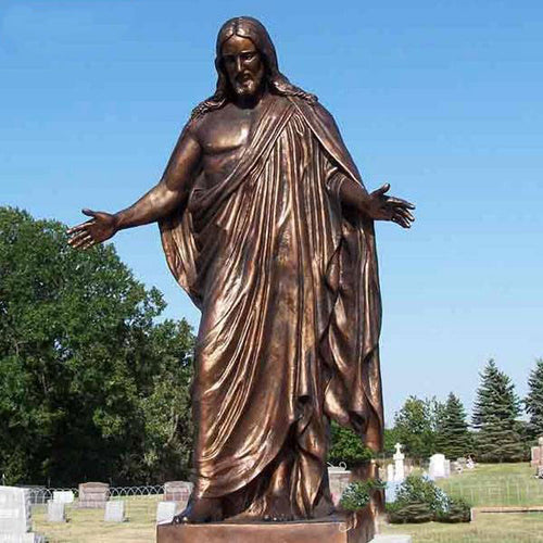 Life Size Thorvaldsen’s Christus Bronze Jesus Statue - 72”H