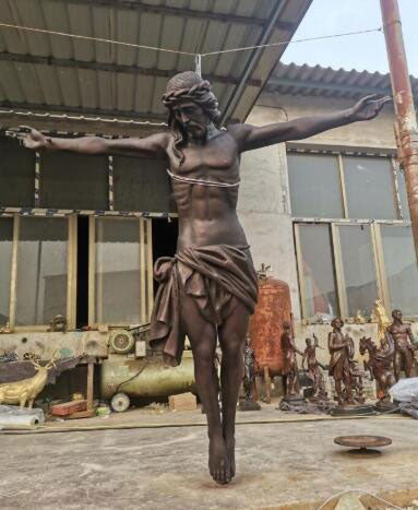 Life Size Corpus Christi Bronze Statue