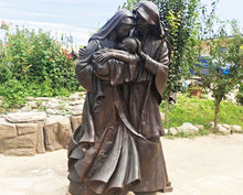 Load image into Gallery viewer, Life Size Holy Family Bronze Statue - 72”H