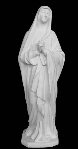 Our Lady of Sorrows Marble Statue - 40”H