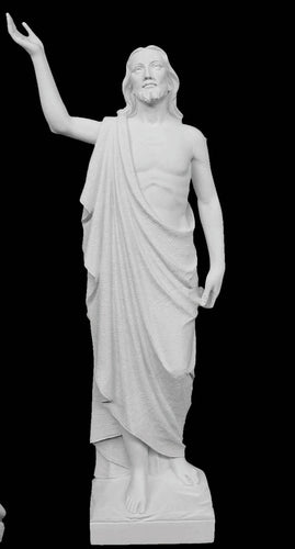 The Risen Christ Marble Statue - 35.4”H