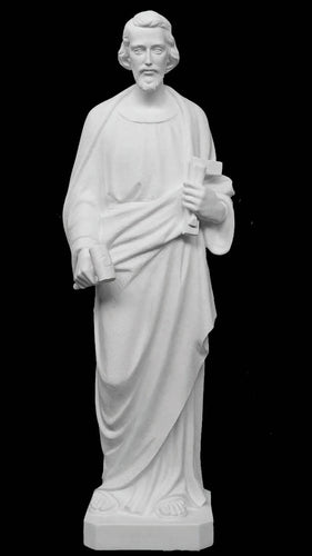 Saint Joseph the Carpenter Marble Statue - 39”H