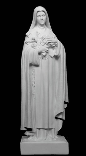 Saint Therese of Lisieux Marble Statue - 16”H