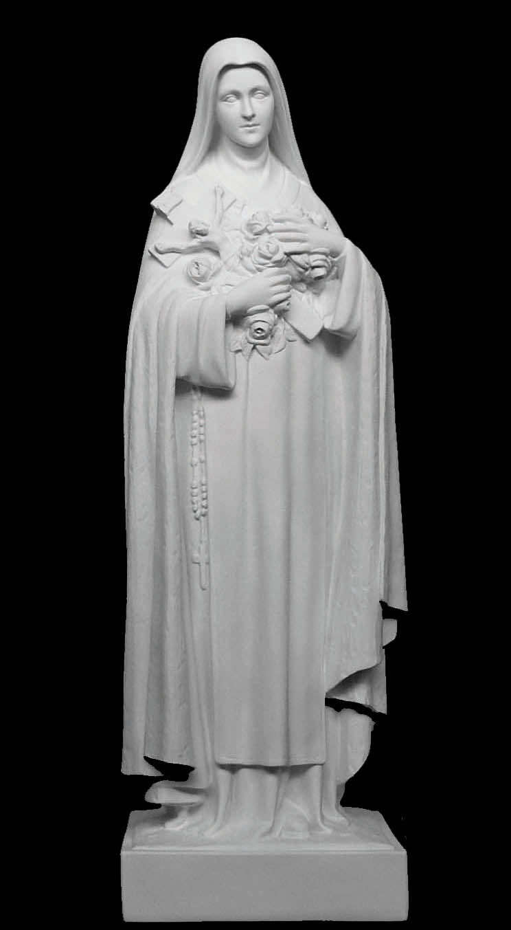 Saint Therese of Lisieux Marble Statue - 39”H