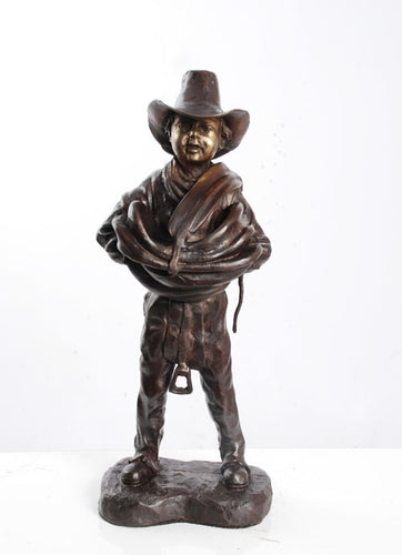 Bronze Western Cowboy Statue
