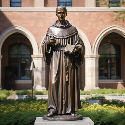 Life Size Saint Anthony of Padua Bronze Statue Style 1 - 72”H
