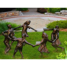 Load image into Gallery viewer, Life Size Merry-Go-Round Park Children Bronze Statue