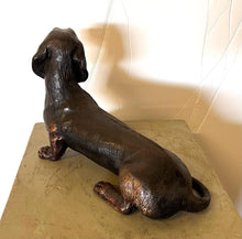 Load image into Gallery viewer, Bronze Dachshund Sculpture