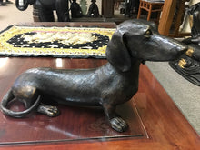 Load image into Gallery viewer, Bronze Dachshund Sculpture