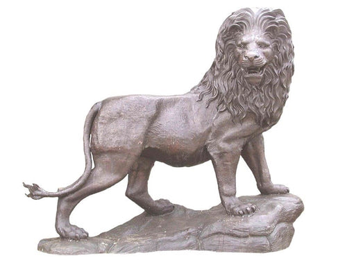 Bronze Majestic Roar Lion of Africa Statue