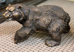 Bronze Fierce Bear Statue