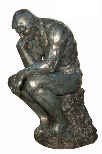 Life Size The Thinker by Rodin Bronze Statue - 71”H