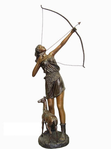 Life Size Roman Goddess Diana Bronze Statue