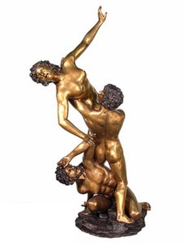 Bronze Abduction of a Sabine Woman Sculpture by Giambologna