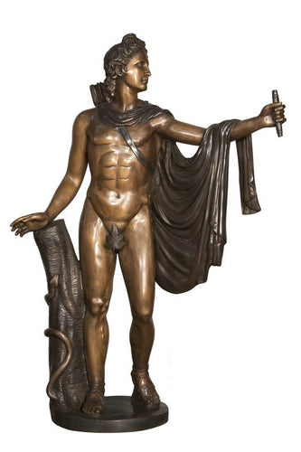 Large Apollo Belvedere Bronze Statue