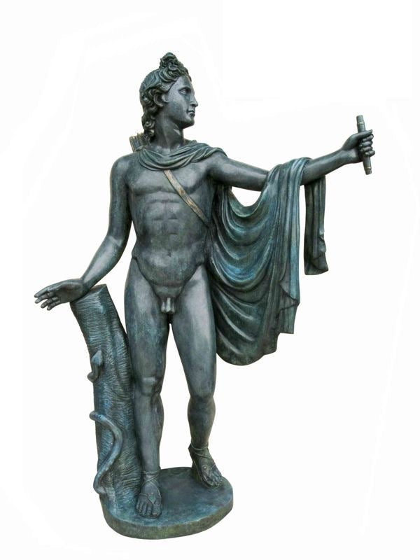 Large Apollo Belvedere Bronze Statue II