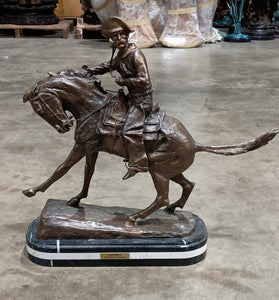 Bronze Cowboy Western Statue I