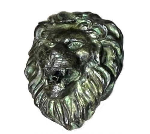 Bronze Lion Head Fountain Water Spout
