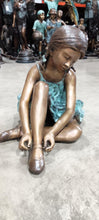 Load image into Gallery viewer, Young Bronze Girl Ballerina Sculpture