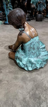 Load image into Gallery viewer, Young Bronze Girl Ballerina Sculpture