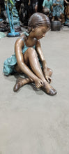 Load image into Gallery viewer, Young Bronze Girl Ballerina Sculpture