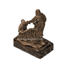 Load image into Gallery viewer, Life Size Jesus Pulling Peter out of the Water Bronze Statue