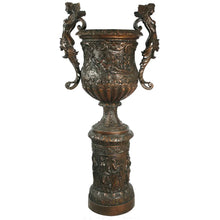 Load image into Gallery viewer, Grand Estate 2-Handled Courtyard Bronze Urn